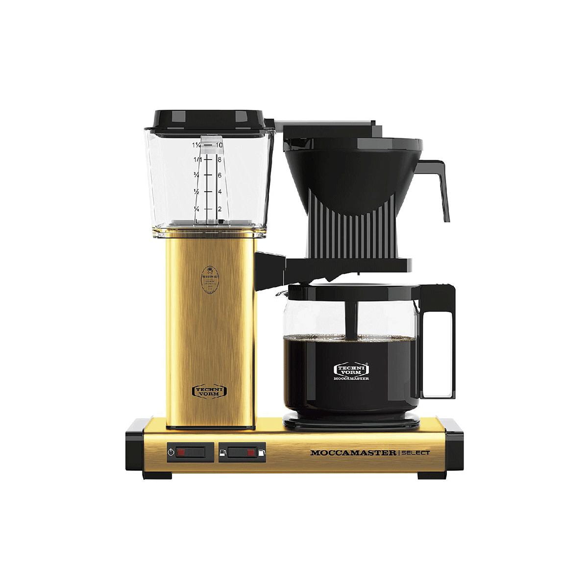 MOCCAMASTER Kaffeemaschine KBG Select 53972 Messing gebürstet